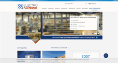Desktop Screenshot of electrocalorique.com