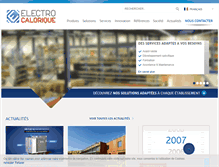 Tablet Screenshot of electrocalorique.com
